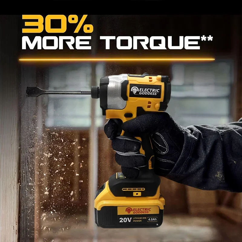 Фото DEWALT DCF850 20 В ударная отвертка электрическая ударная дрель электроинструменты 205NM бесщеточный двигатель аккумуляторный инструмент №4