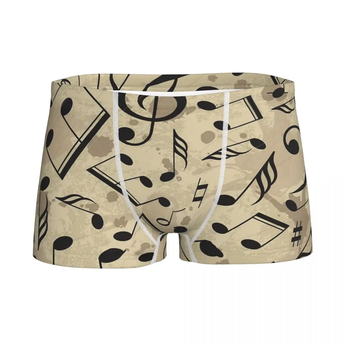 

Musical Note Boys Cotton Underwear Children Kids Boxer Brief Panties Retor Music Pattern Soft Briefs Male Fashion Panties