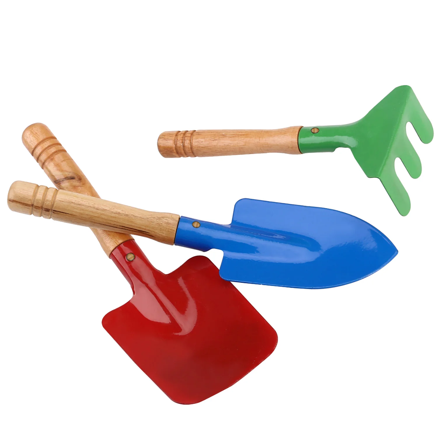 

Beachtools Kids Garden Sandbox Toys Sand Outdoor Toy Gardening Set Metal Rake