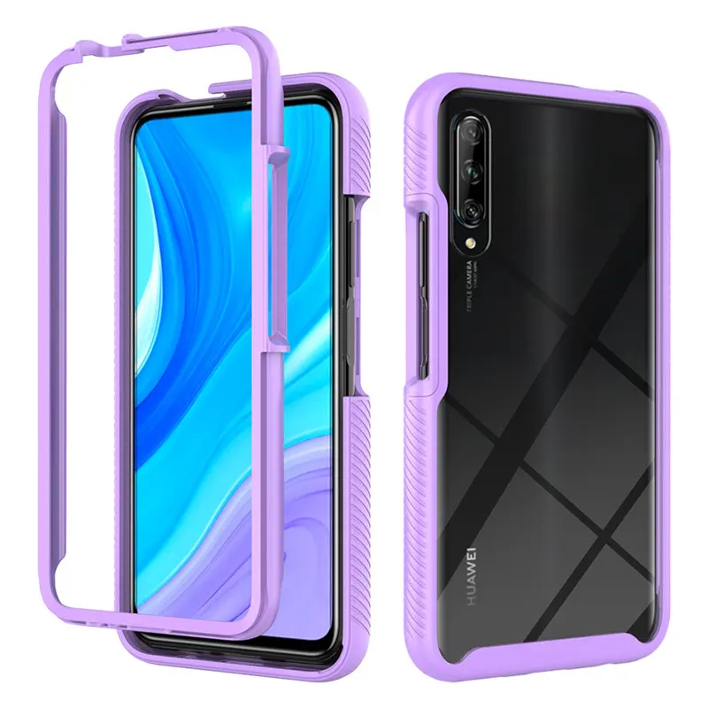 

Huawei Y9S STK L21 LX3 L22 Case Hybrid Rugged Shockproof Cover TPU Bumper Clear Armor Hard Case For Huawei Y9S STK-L21 STK-LX3