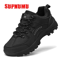 supnumu high quality men hiking shoes winter outdoor non slip trail man sneakers trekking mountain boots climbing sports shoes