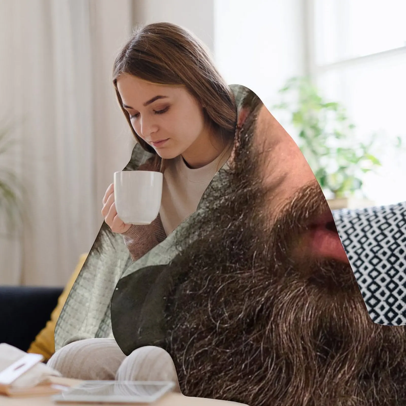 Одеяло Nick The Beard Mullen Тонкие винтажные одеяла