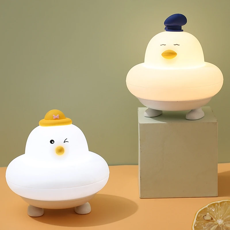 

Cartoon LED Protection Night Light USB Silicone Charging Dimming Sleep Night Lighting Creative Birthday Gift