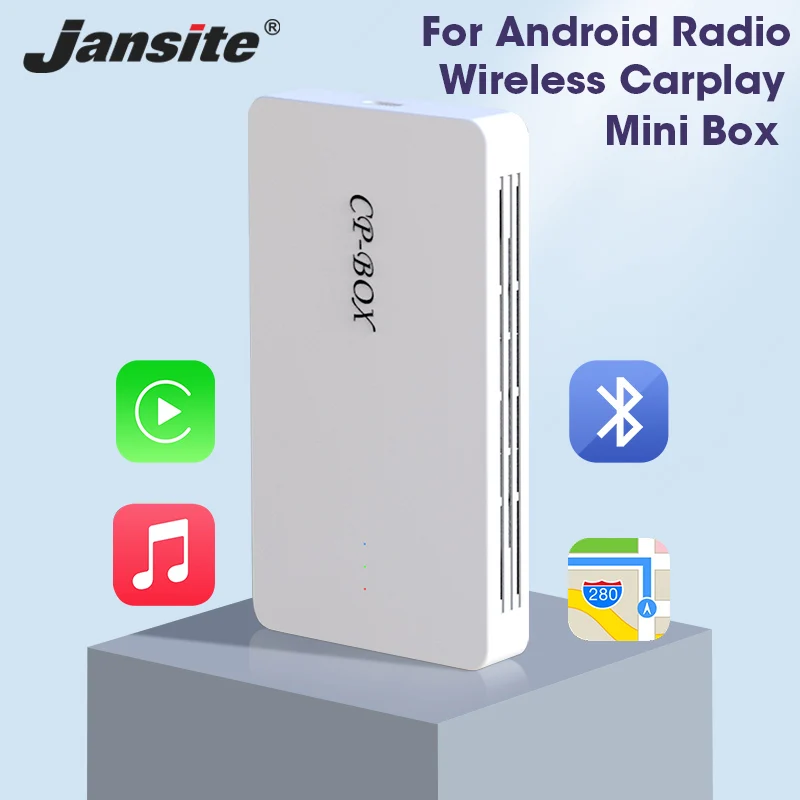 

Jansite CarPlay Ai мини-приставка Android 11 для автомобильного мультимедийного Проигрывателя для Benz Audi Nissan Hyundai VW Проводная Беспроводная Автомобильная...