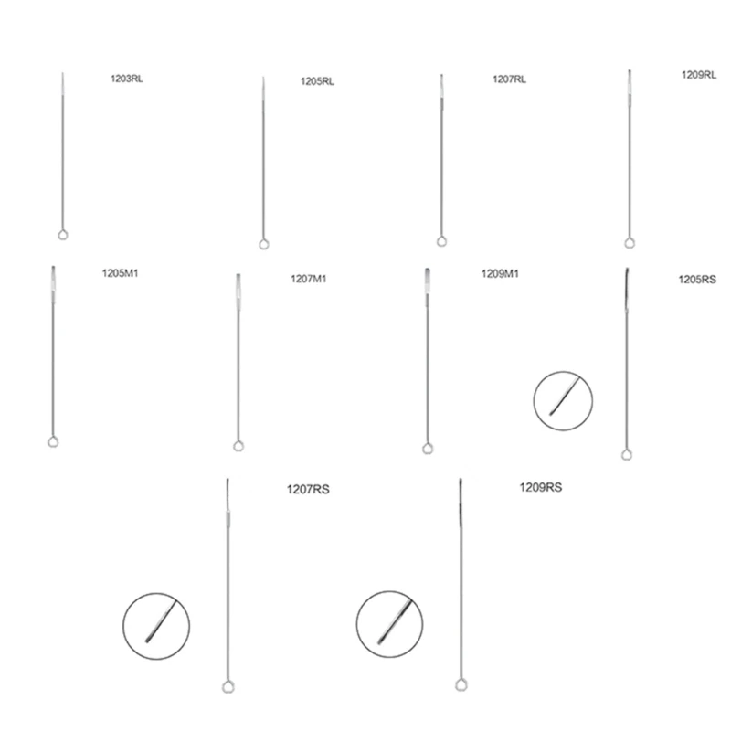 

Иглы круглые для тату-машинки, 1/3/5/7/9RL 5/7/9M1 5/7/9RS