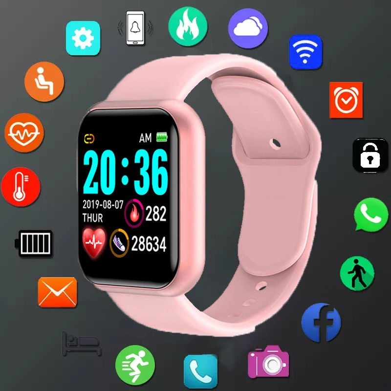 

Digital Smart Sport Watch Men's Watches Digital Led Electronic Wristwatch Bluetooth Fitness Wristwatch Women Kids Hours Hodinky