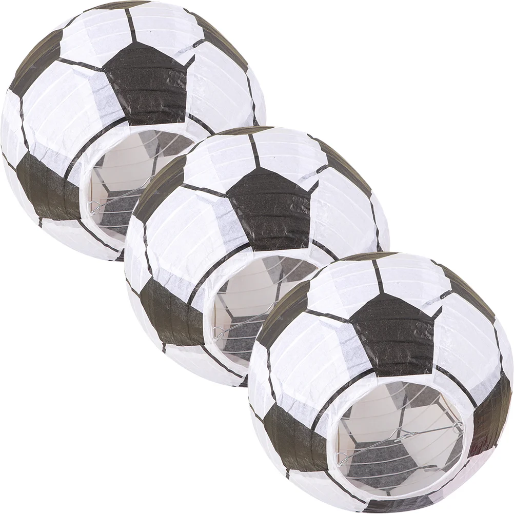 

Lampshade Soccer Shape Hanging Lanterns Decor Ceiling -shape Handcraft Football