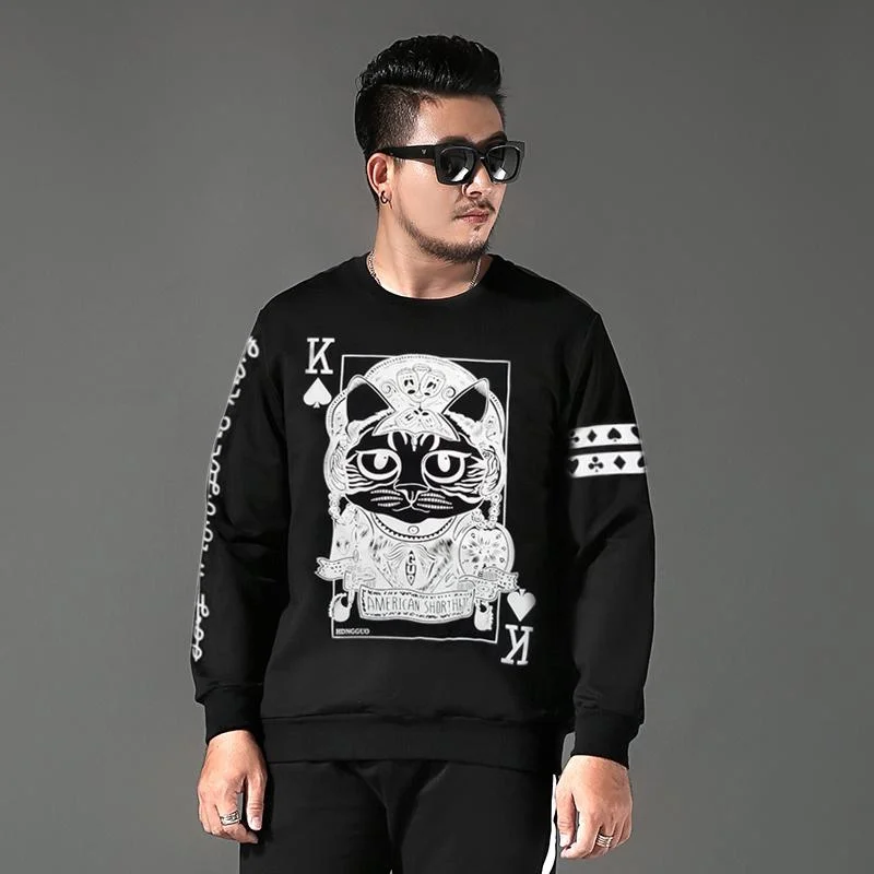 

Fashion Baru Kedatangan Super Besar Yard Longgar Dingin Musim Plus Beludru Pakaian Mantel Tebal O-Leher Kasual Cetak