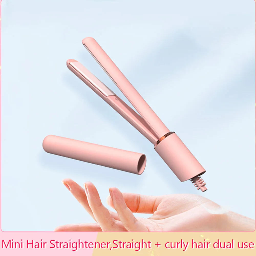 

Мини выпрямитель для волос плойка 2 в 1 плойка выпрямитель плойка термический Уход за волосами маленькие щипцы для завивки волос