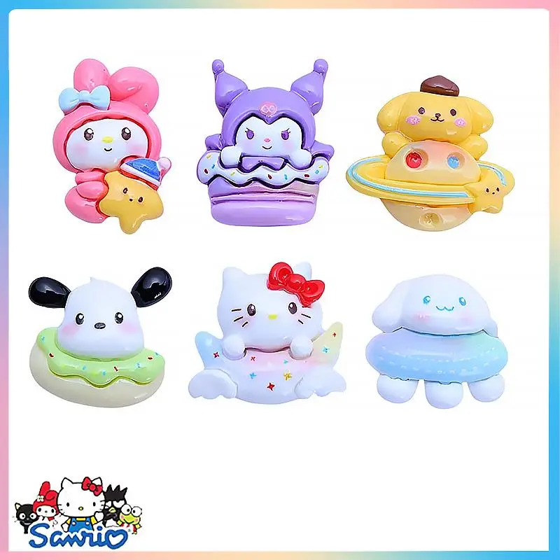 

Kawaii 10 шт. Sanrios pompurin аксессуары Mini Kuromi Hellokitty Cinnamoroll Melody похвалка чудо серия Diy Kawaii игрушка подарок