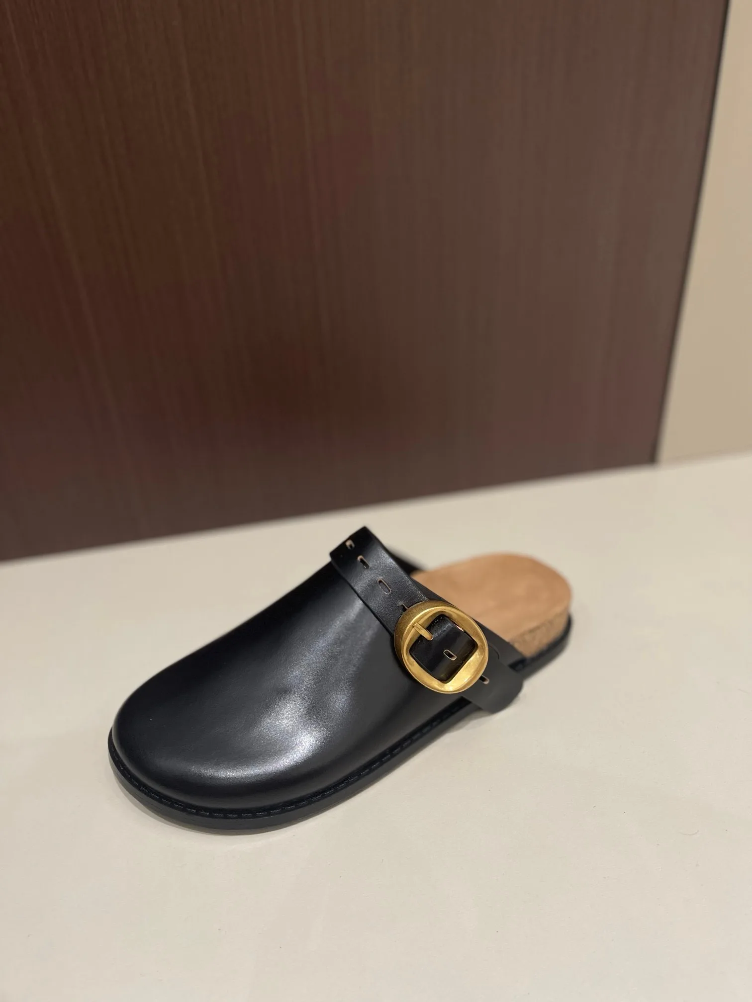 Maxdutti минималистичная обувь из воловьей кожи сандалии тапочки на плоской подошве