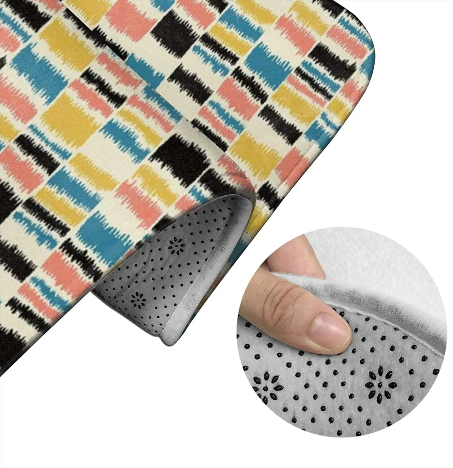 

Modern Stripes a Bathroom Mat Sets 3 Piece Set Rugs Memory Foam Mat Set Toilet Seat Cover Bath Mat Lid cover