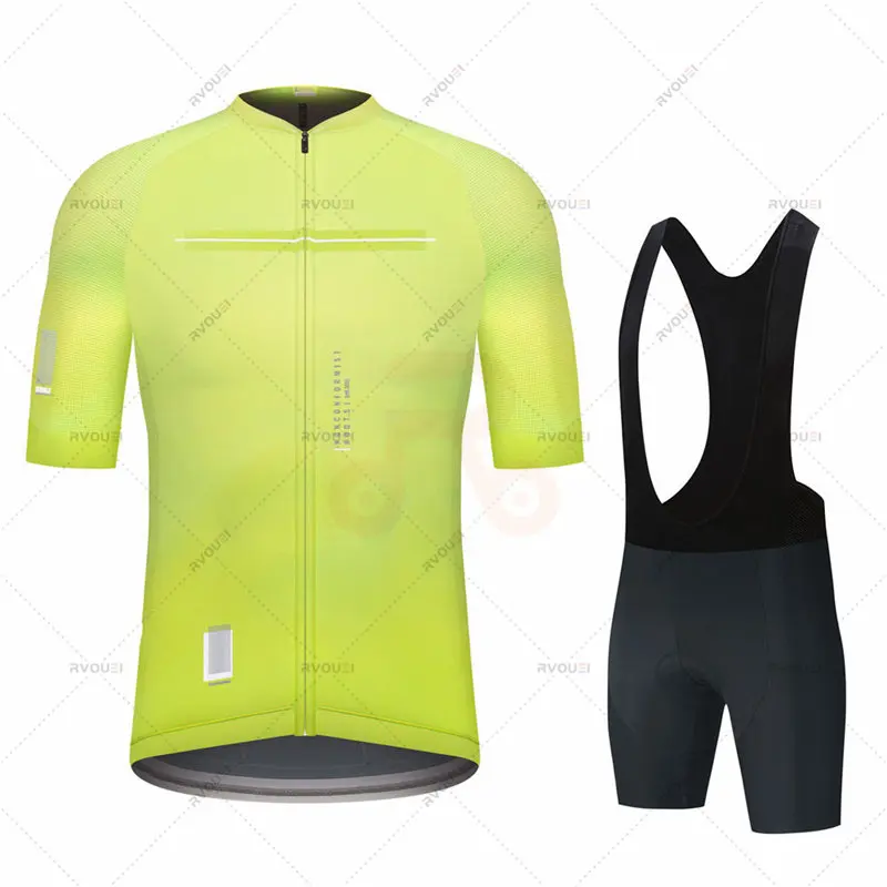 

2021 New Summer Cycling Jersey Set Breathable MTB Bicycle Clothing Cycling Mountain Bike Spain Maillot Ropa Ciclismo