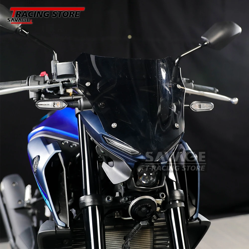 MT25 MT03 лобовое стекло мотоцикла защита от ветрового стекла для YAMAHA MT-25 MT-03