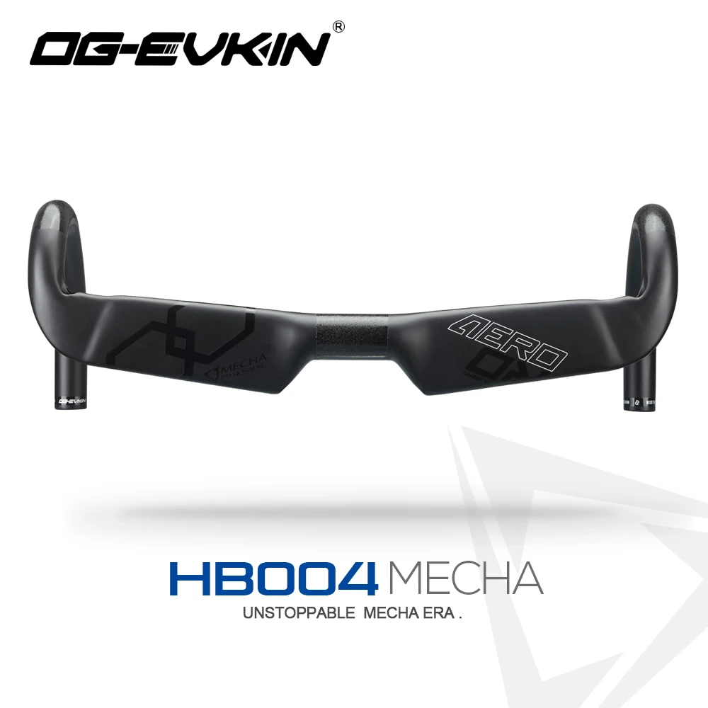 OG-EVKIN HB-004 AERO Carbon Fibre Handlebar 31.8MM 400/420/440MM DI2 EPS Road Bike Bent Bar Road Handle Bar Bicycle Parts Racing