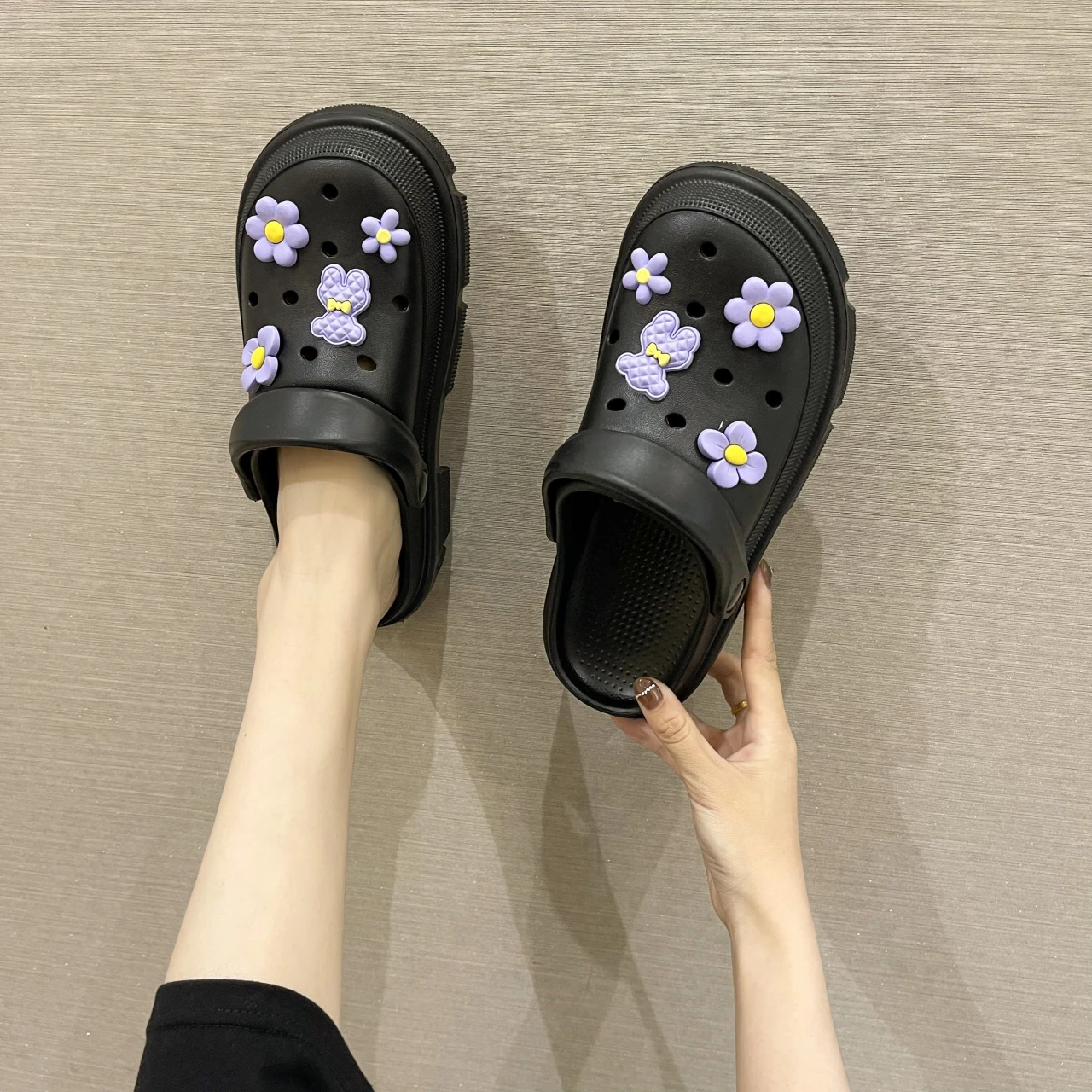 

Hot Sale Pink Cute Summer Sandals Women Beach Sandals Non Slip Comfortable Lightweight Outdoor Sandals Woman zuecos de mujer