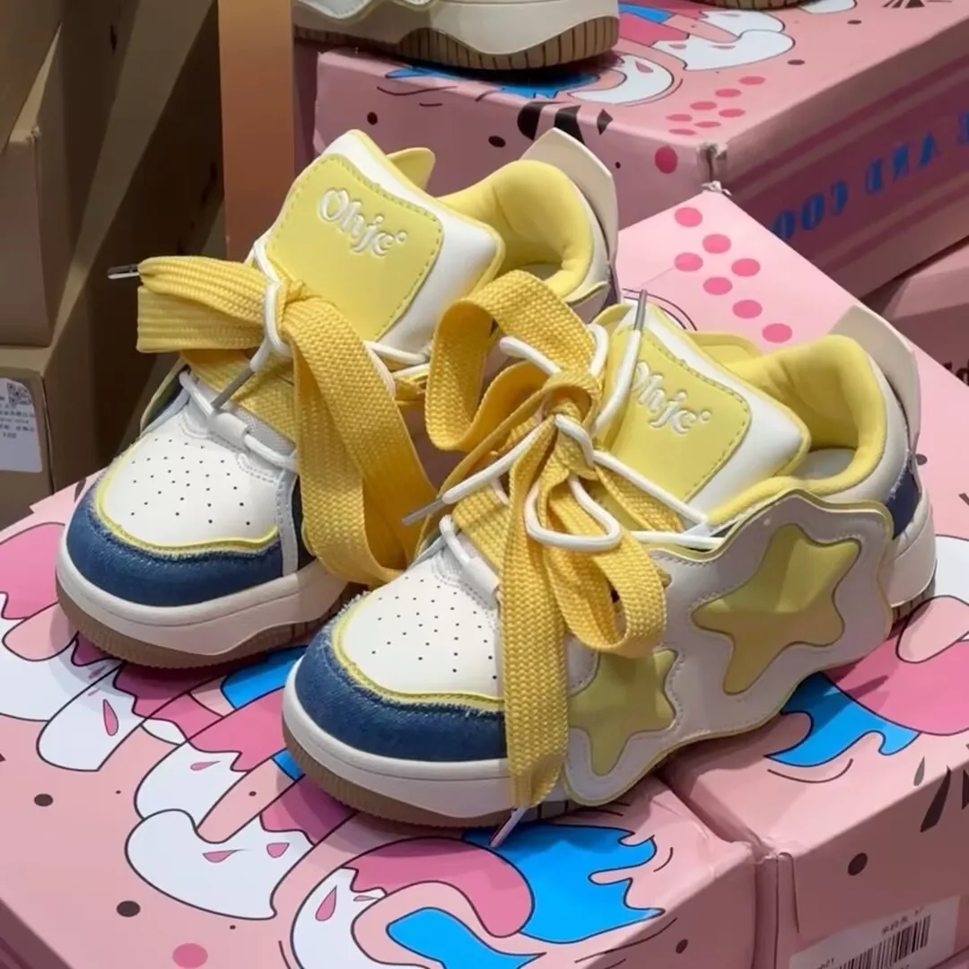 Кроссовки женские на платформе Повседневные Дышащие для бега Спортивная удобная