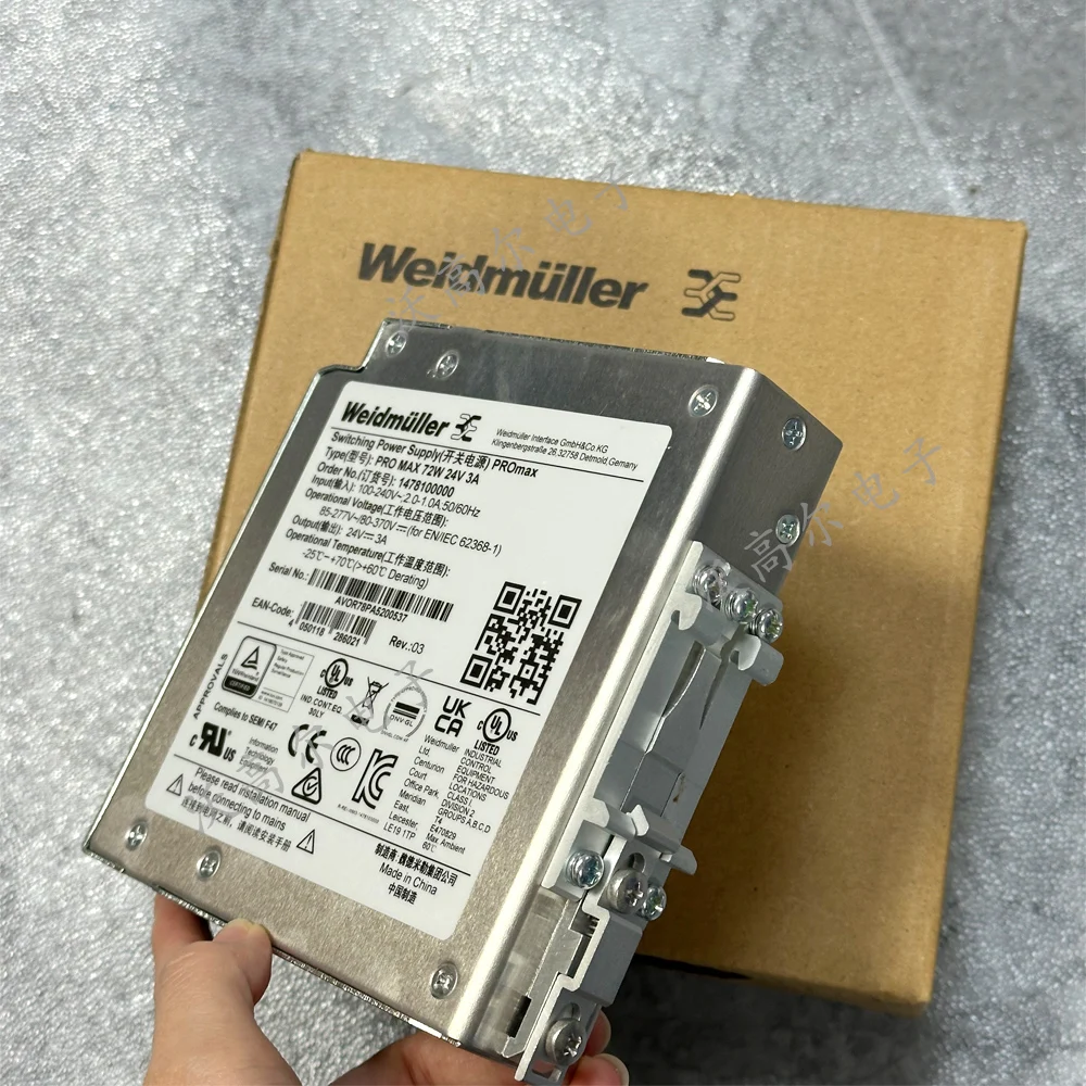 Фото Weidmüller 1478100000 PRO max 72W 24V 3A Совершенно новый №3