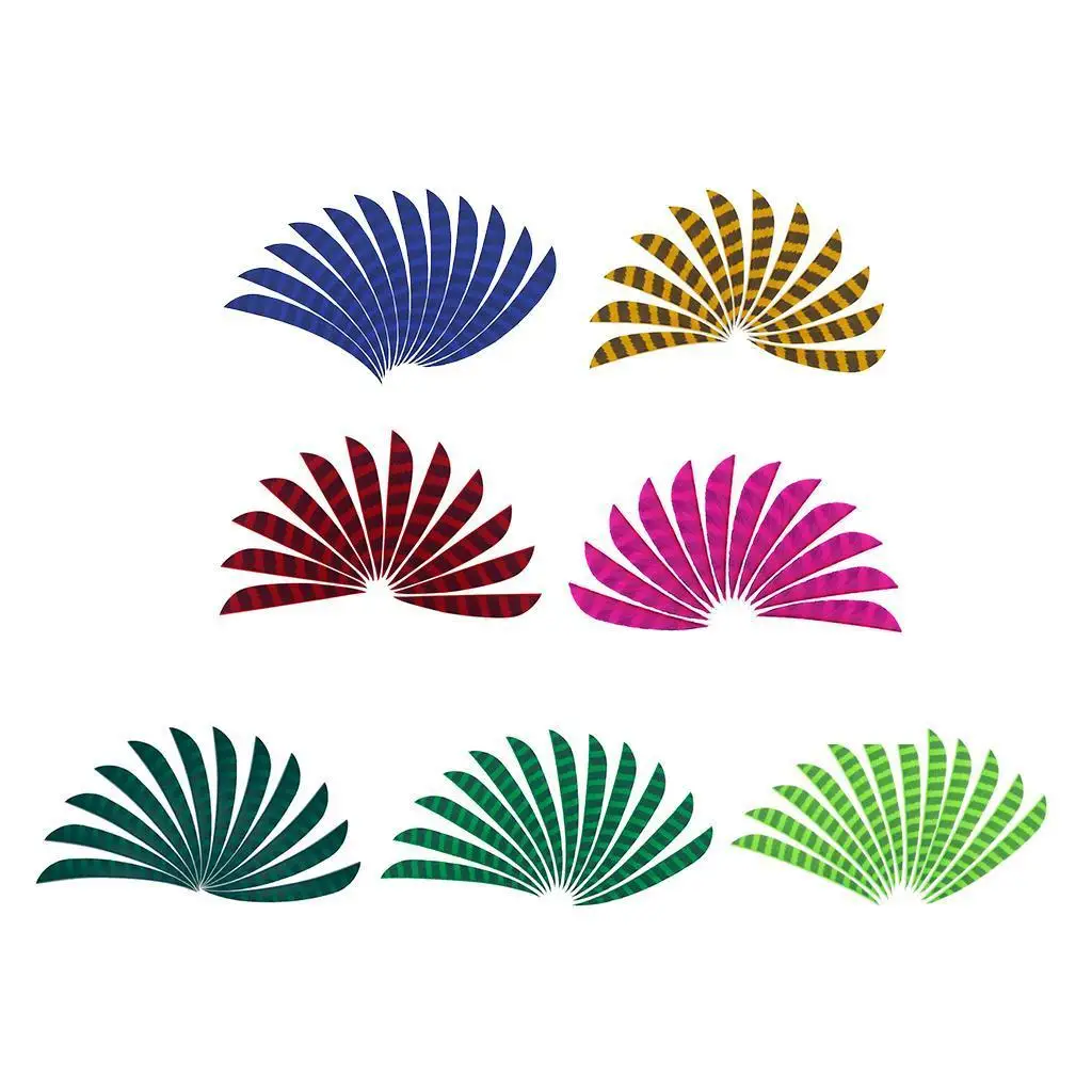 

12 Pieces Fletchings Turkey Feathers, 5 inch Right / Left Wing for DIY, Color Optional