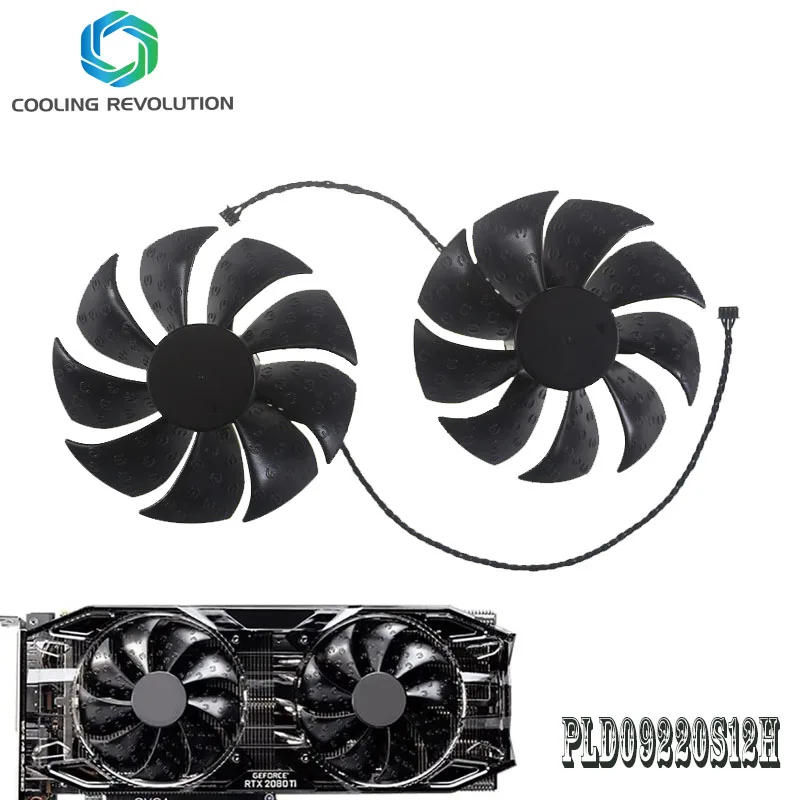 Вентилятор видеокарты для EVGA RTX2060S 2070 2070S 2080 2080S 2080Ti XC ULTRA, 87 мм