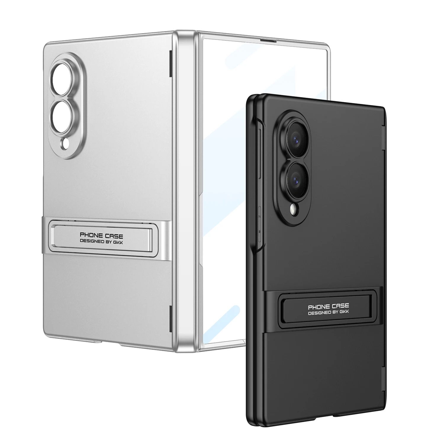 Фото Чехол-держатель для Samsung Galaxy Z Fold 8 с защитой шарнира, матовой AG-пленкой на заднюю панель и защитной пленкой на переднюю панель, задняя крышка для мобильного телефона №1