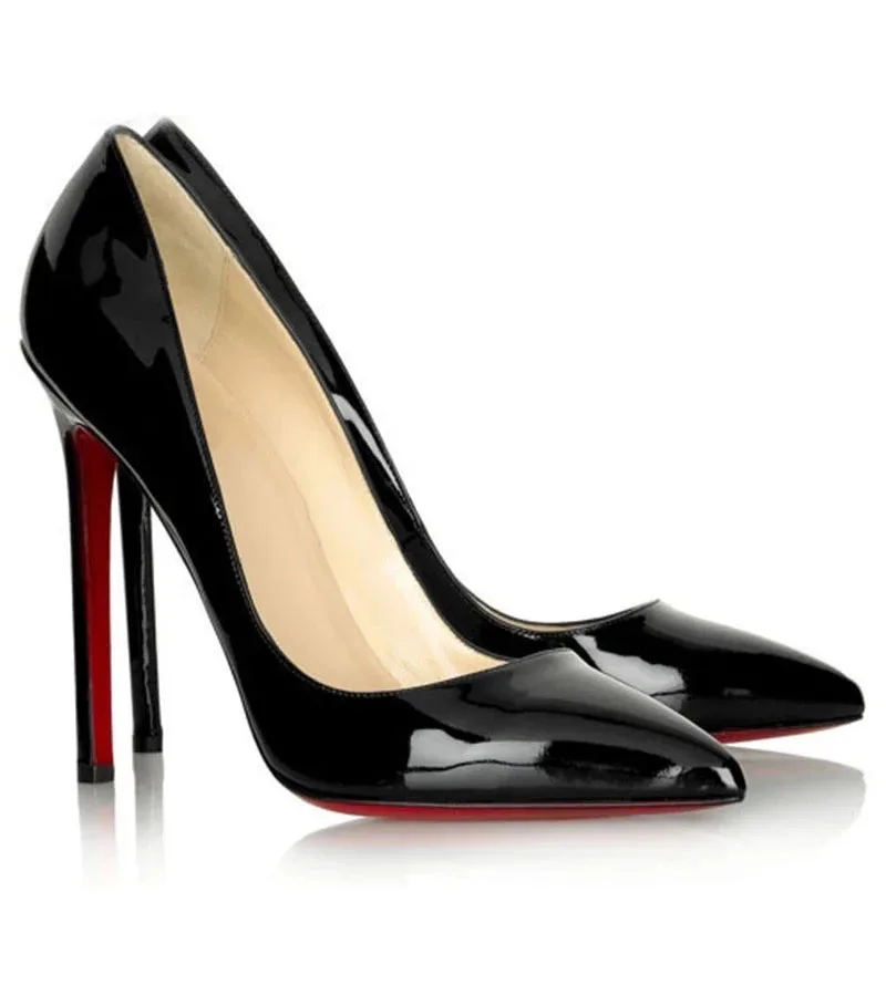 

Free Shipping New Classic So Kate Pumps Women Shoes Red Bottom 8cm/10cm/12CM High Heels Ladies Patent Leather Wedding Shoes
