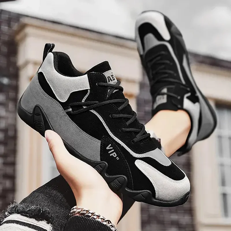 Winter New Fashion Men Shoes Plus Velvet Thickened Non-slip Casual Sports Shoes Trendy Warm All-match Comfortable Walking Shoes