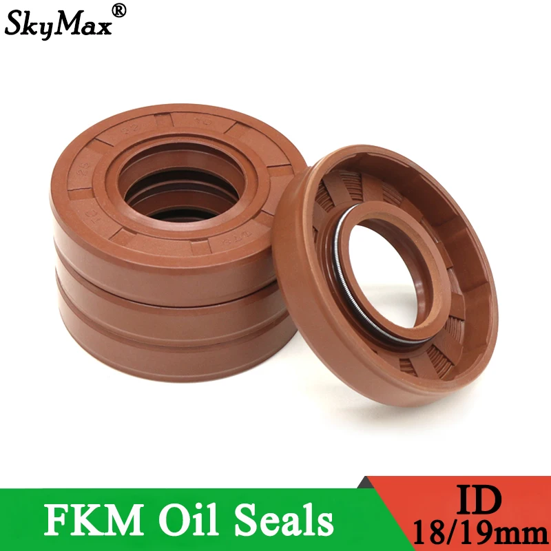

ID 18/19mm FKM Oil Seal TC-18/19*28/30/32/35/40/47*5/7/8/10 FKM Double Lip Oil Seal