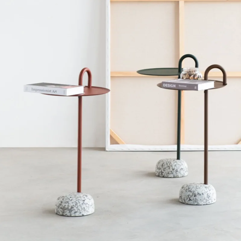 Скандинавские концевые столы журнальный столик с мраморной основой для гостиной