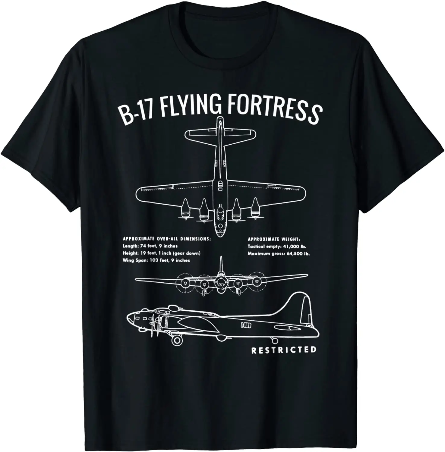 

WWII B17 Flying Fortress Bomber T-Shirt 100% Cotton O-Neck Summer Short Sleeve Casual Mens T-shirt Size S-3XL