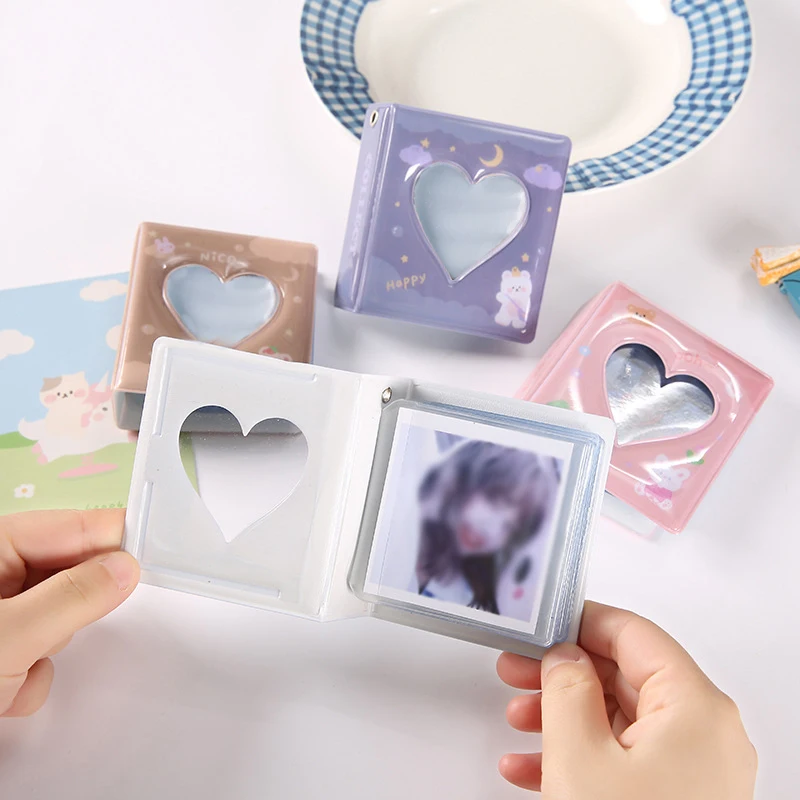 

36Grids Cards Photo Album Love Heart Storage Album Cartoon Printed Star Chasing Album Collection Book Photocard Holder INS Cute