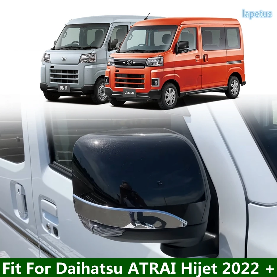 

Outside Door Rearview Mirror Protect Strip Trim Streamer 2PCS For Daihatsu ATRAI Hijet 2022 Chrome Car Refit Garnish Accessories
