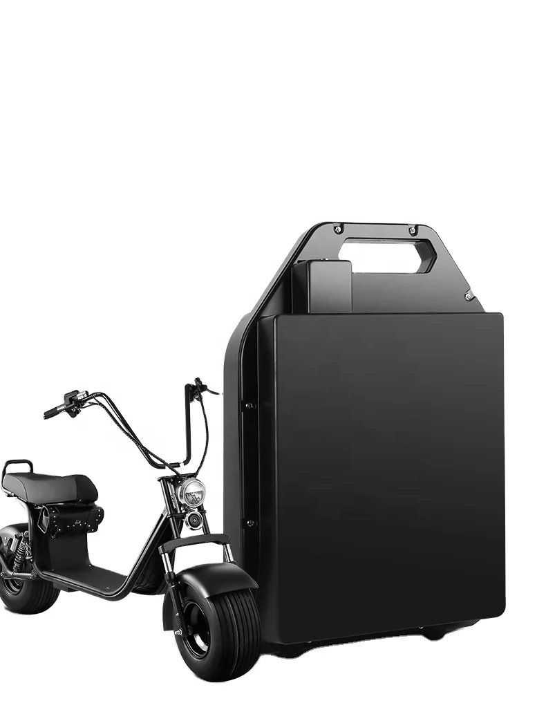 

Portable 60V 10Ah 20Ah Battery For Harley Electric Scooter Citycoco Moped E-Chopper Mangosteen City Coco CP1.3 SC11 SC09