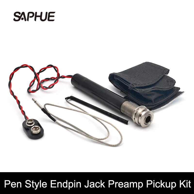 

Ручка в стиле Endpin Jack комплект для звукоснимателя для акустической гитары Endpin Jack Набор предусилителя