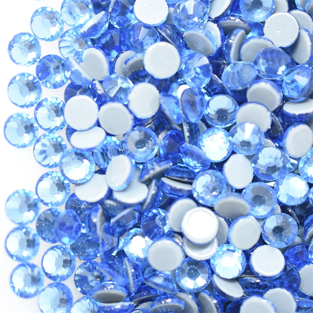 Синий Кристалл С Плоской Задней Частью И Стразами Аксессуары Для Утюга SWAGPICK