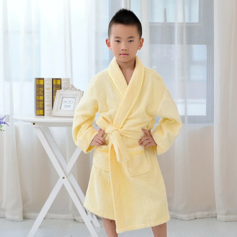 Детский халат детский банный с полотенцами одежда для сна розовый девочек синий