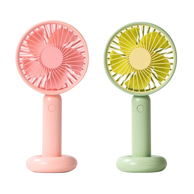 

Portable Handheld Fan Built In 2000Mah Ultra Quiet Energy Saving Small Fan For Dormitory Desk Electric Fan