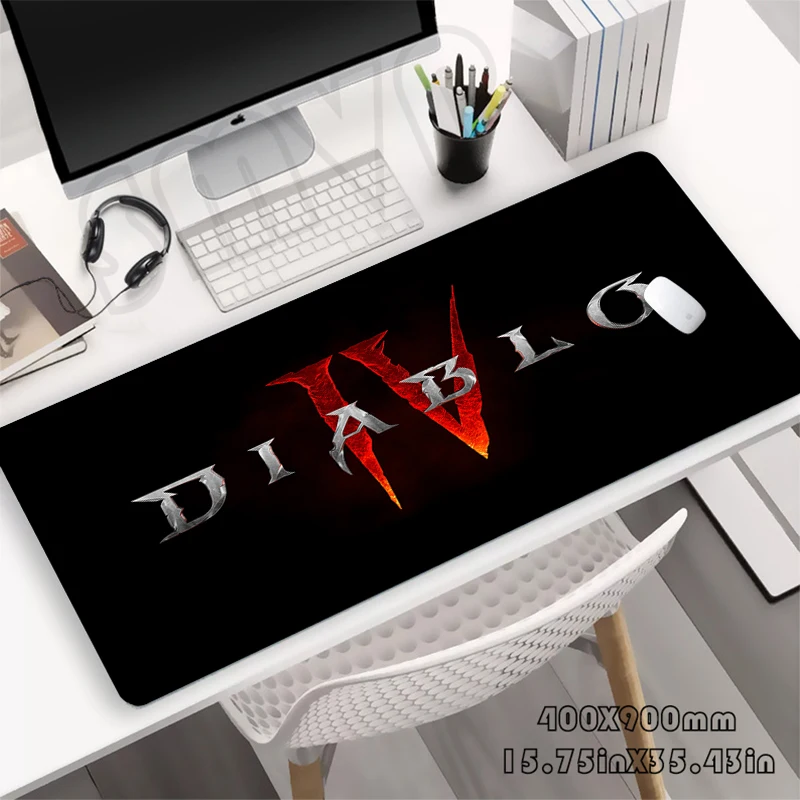 

Mouse Pad Diablo IV Large Gamer Mousepad Desk Mat XXXL Mouse Mats 31.4x11.8in Rubber Desk Pad Design Table Carpet