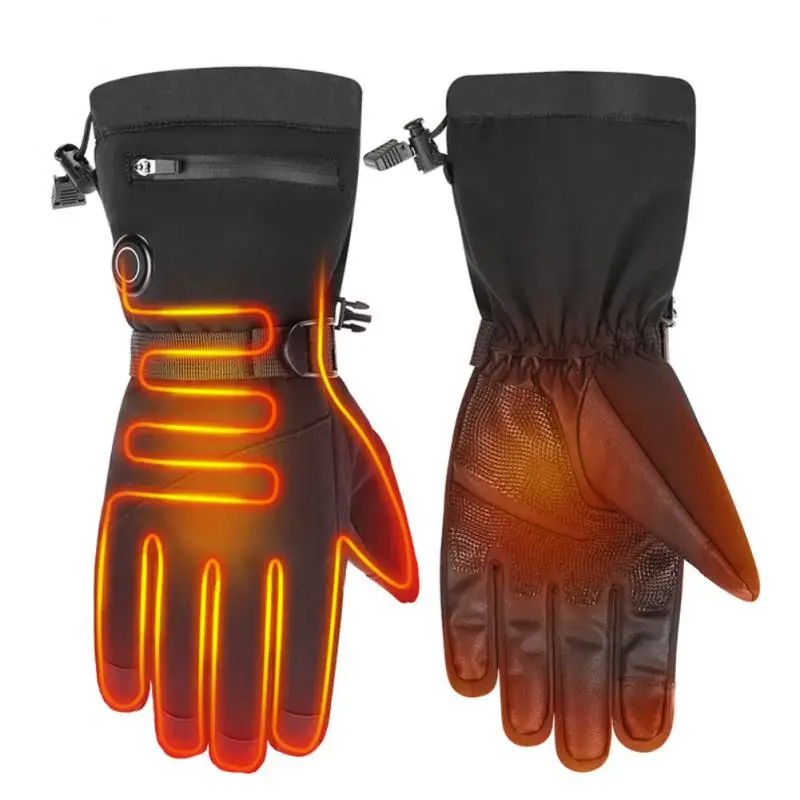 

Rechargeable Electric Liner Heated Gloves Winter Warm Skiing Gloves Outdoor Sports Motorcycling Riding Skiing Fishing Hunting