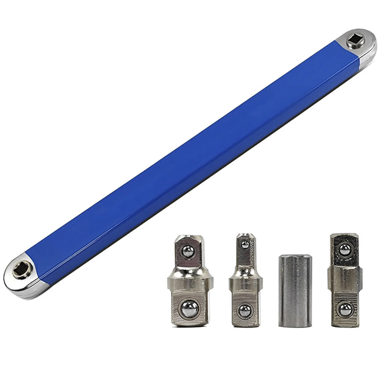 

Гаечный ключ с храповым механизмом, с адаптерами 1/2 дюйма, 1/4 дюйма и 3/8 дюйма