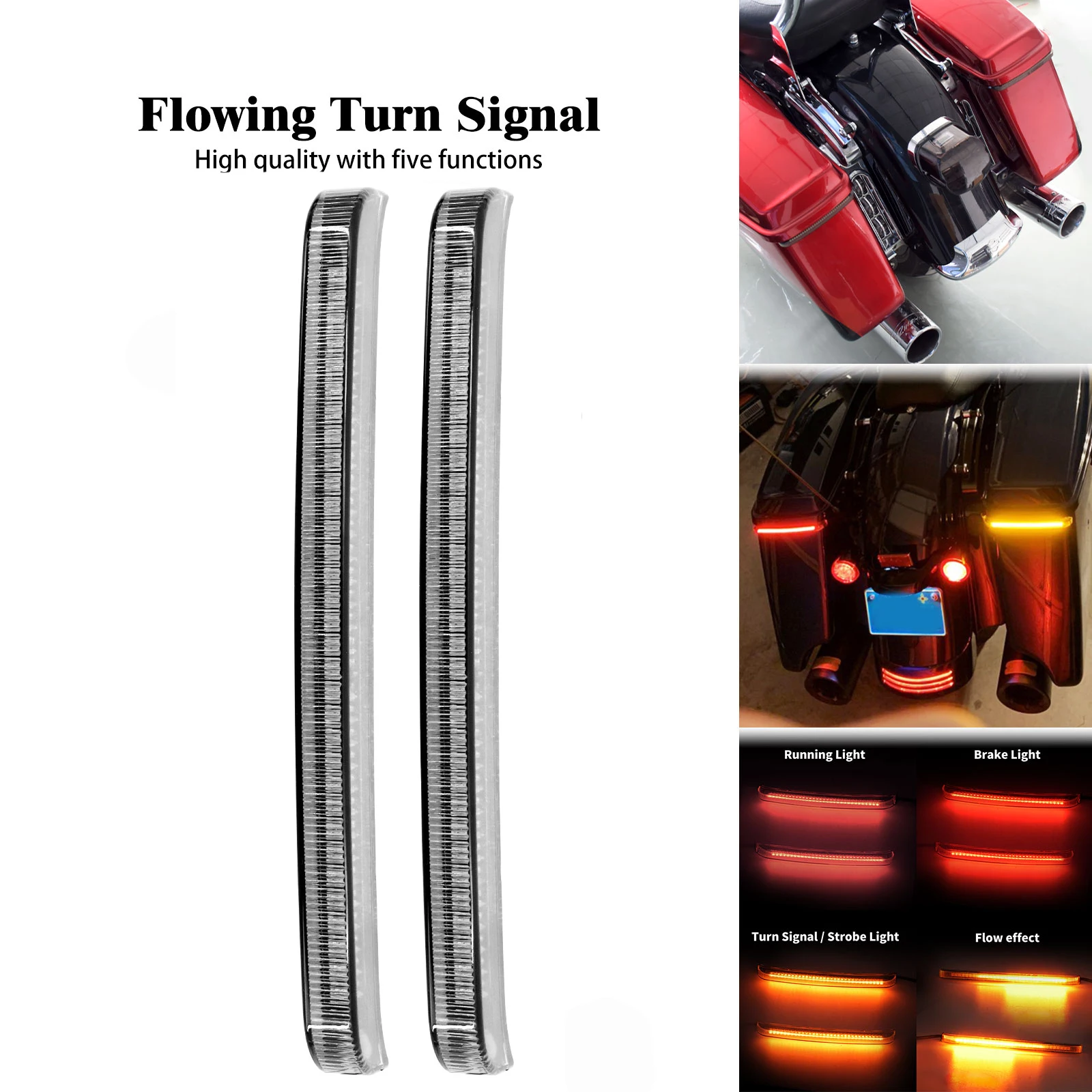 

Мотоциклетный фонарь, задний фонарь, задний фонарь поворота, тормоз, подходит для Harley Touring Road King Electra Road Glide FLHTK 2014-2022