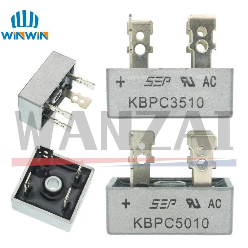 KBPC1510 KBPC2510 KBPC3510 KBPC5010 15A 25A 35A 50A 1000V диодный мост выпрямитель kbpc5010 - купить по