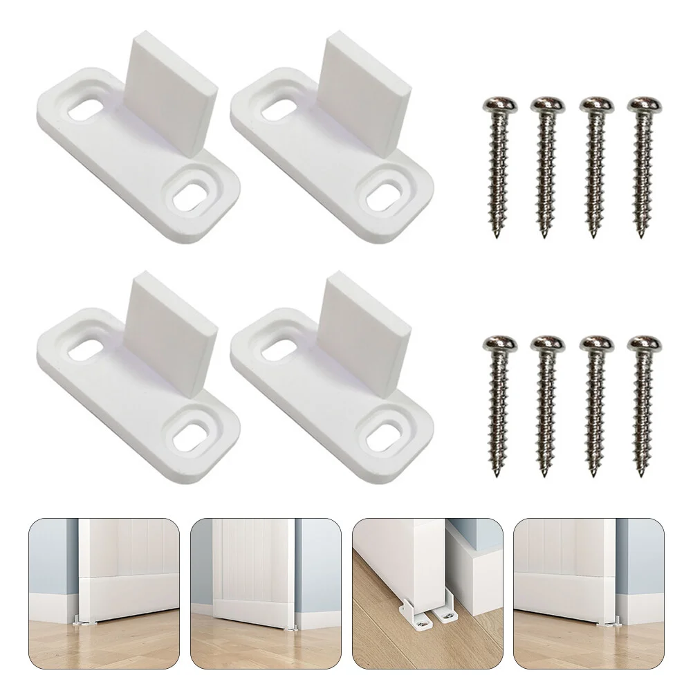 

Handle Prevent Swinging Out Hardwares Sliding Closet Door Guide Floor Guides POM
