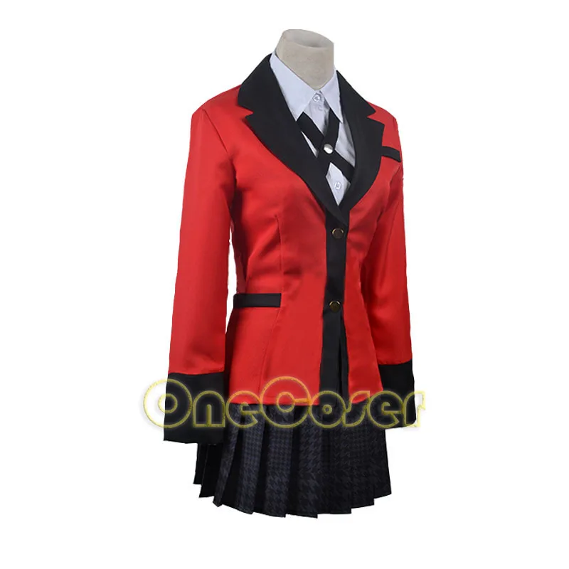 Костюм для косплея аниме Kakegurui Twin hanateмари Tsuzura голубой парик куртка чулки рубашка