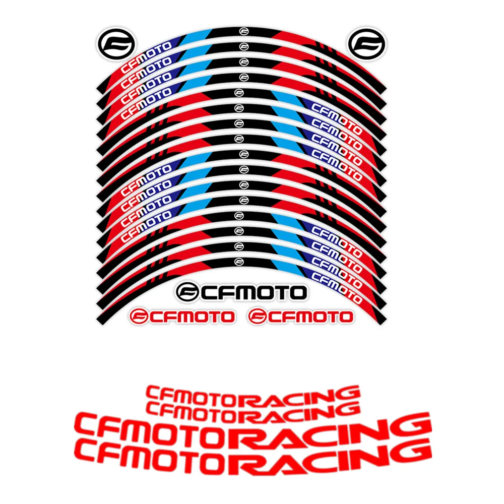 

Наклейка на колесо мотоцикла, 17-дюймовый обод, наклейка в полоску для CFMOTO 650 ADVENTURA MT 400GT 650NK 400NK 300NK 250NK 150NK