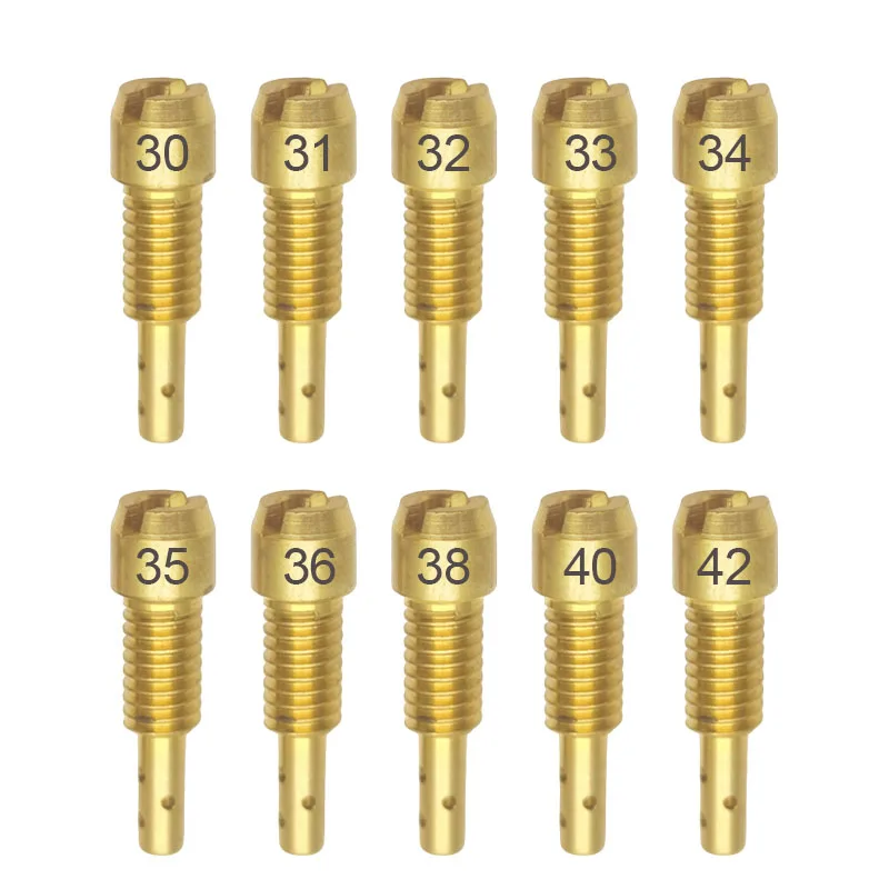 

10 шт./компл. карбюратор Pilot Jet M4X0.7 для Teikei TK Style 3U SVR TK100 JOG100, карбюраторы, измерительное отверстие для скорости холостого хода