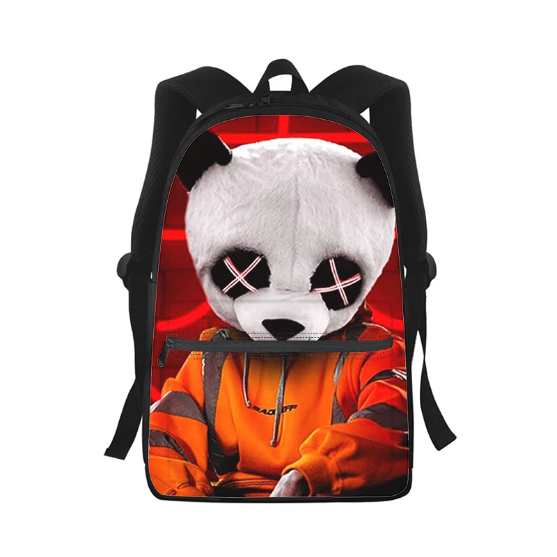Street fashion panda Men Women Backpack 3D Print Fashion Student School Bag Laptop Backpack Kids Travel Shoulder Bag