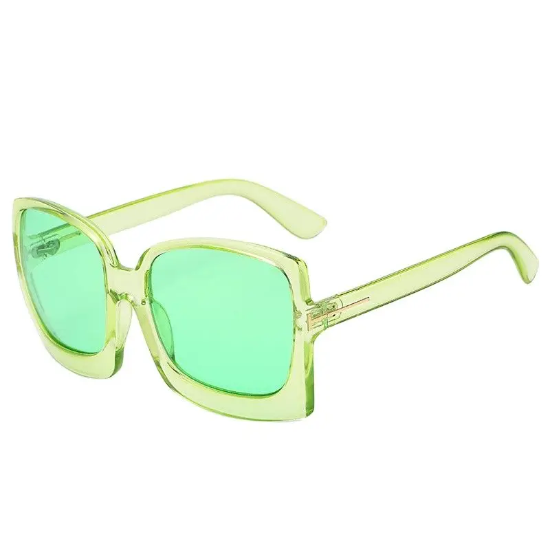 

T Fashion Square Sunglasses Women's Brand Designer Oversized Luxury Cat Eye Sun Glasses For Female Classic Retro Eyeglass UV400