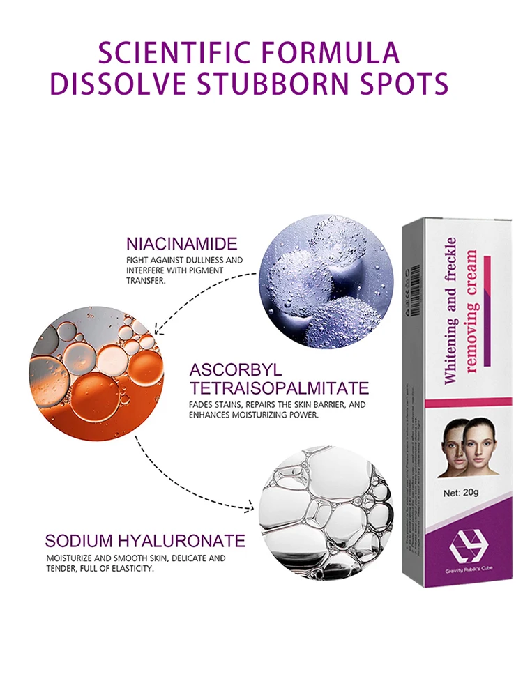 Отбеливание кожи лица темных пятен мелазмы веснушек