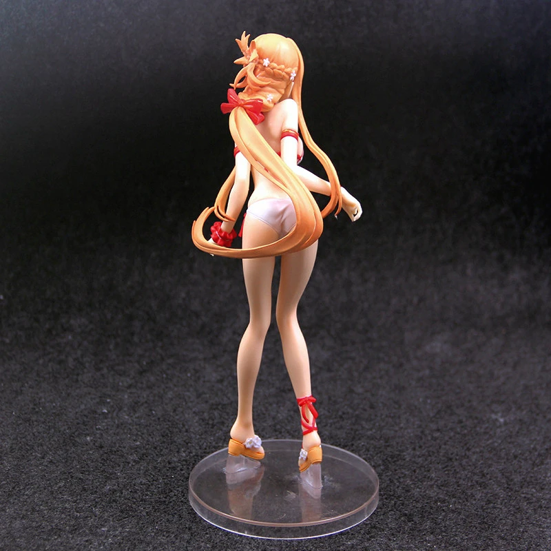 Аниме украшения 21 см купальник Yuuki меч асуны Art Online Asuna Mizugi Ver. Масштаб 1/7 ПВХ